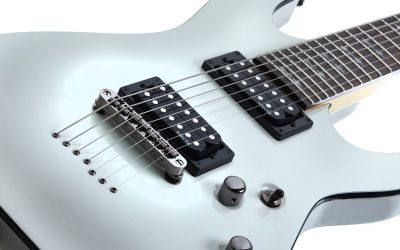 Schecter Omen-7 Electric Guitar – Vintage White (SCH2067)