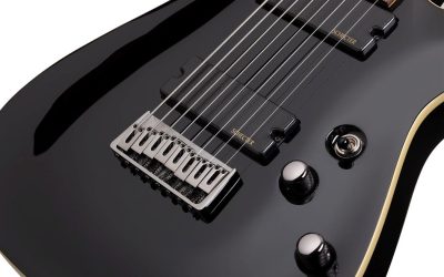 Schecter Omen-8 Black 8 String Electric Guitar